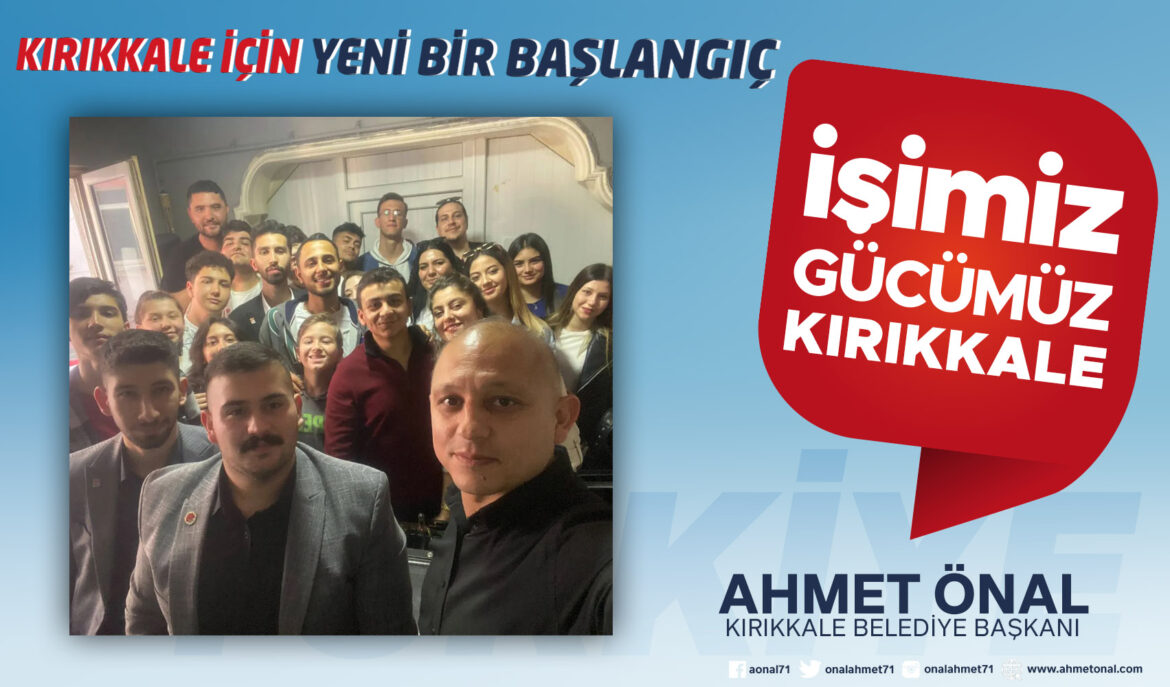 Gençlik Kolları Başkanımız Ulaş Emre Demirel ve gençlerimiz ile bir araya geldik. - Ahmet Önal, CHP Kırıkkale Milletvekili Adayı
